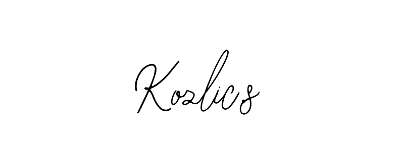 How to Draw Kozlic.s signature style? Bearetta-2O07w is a latest design signature styles for name Kozlic.s. Kozlic.s signature style 12 images and pictures png