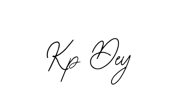 How to make Kp Dey name signature. Use Bearetta-2O07w style for creating short signs online. This is the latest handwritten sign. Kp Dey signature style 12 images and pictures png
