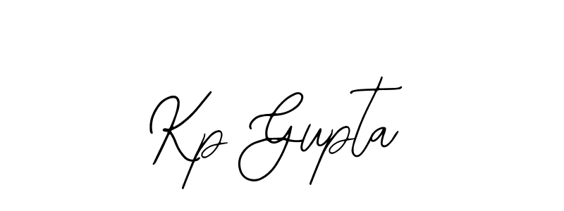 Design your own signature with our free online signature maker. With this signature software, you can create a handwritten (Bearetta-2O07w) signature for name Kp Gupta. Kp Gupta signature style 12 images and pictures png