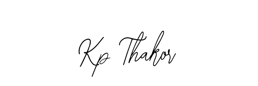 Make a beautiful signature design for name Kp Thakor. With this signature (Bearetta-2O07w) style, you can create a handwritten signature for free. Kp Thakor signature style 12 images and pictures png