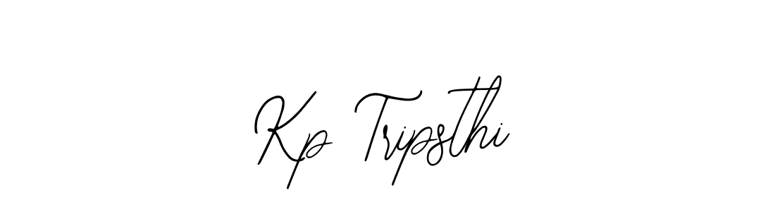 Create a beautiful signature design for name Kp Tripsthi. With this signature (Bearetta-2O07w) fonts, you can make a handwritten signature for free. Kp Tripsthi signature style 12 images and pictures png