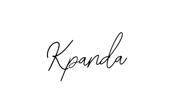 Similarly Bearetta-2O07w is the best handwritten signature design. Signature creator online .You can use it as an online autograph creator for name Kpanda. Kpanda signature style 12 images and pictures png