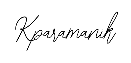 The Bearetta-2O07w typeface gives name Kparamanik a refined look. Suitable for certificates, diplomas, and official verification. Kparamanik signature style 12 images and pictures png