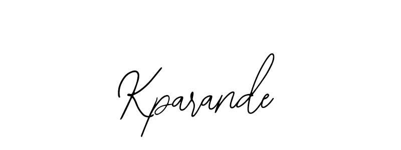 How to make Kparande signature? Bearetta-2O07w is a professional autograph style. Create handwritten signature for Kparande name. Kparande signature style 12 images and pictures png