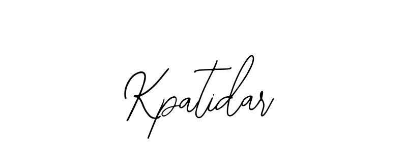 Make a beautiful signature design for name Kpatidar. Use this online signature maker to create a handwritten signature for free. Kpatidar signature style 12 images and pictures png