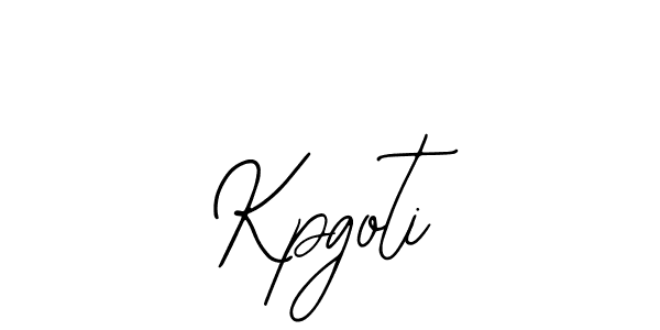 Design your own signature with our free online signature maker. With this signature software, you can create a handwritten (Bearetta-2O07w) signature for name Kpgoti. Kpgoti signature style 12 images and pictures png