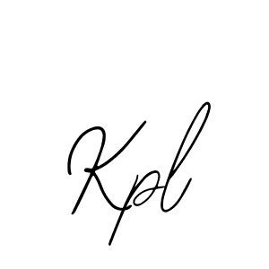 You should practise on your own different ways (Bearetta-2O07w) to write your name (Kpl) in signature. don't let someone else do it for you. Kpl signature style 12 images and pictures png