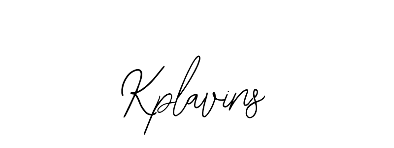 Use a signature maker to create a handwritten signature online. With this signature software, you can design (Bearetta-2O07w) your own signature for name Kplavins. Kplavins signature style 12 images and pictures png