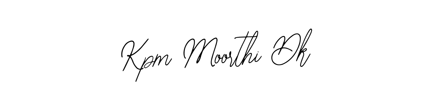 Bearetta-2O07w is a professional signature style that is perfect for those who want to add a touch of class to their signature. It is also a great choice for those who want to make their signature more unique. Get Kpm Moorthi Dk name to fancy signature for free. Kpm Moorthi Dk signature style 12 images and pictures png