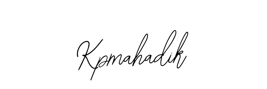 You should practise on your own different ways (Bearetta-2O07w) to write your name (Kpmahadik) in signature. don't let someone else do it for you. Kpmahadik signature style 12 images and pictures png
