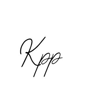 Design your own signature with our free online signature maker. With this signature software, you can create a handwritten (Bearetta-2O07w) signature for name Kpp. Kpp signature style 12 images and pictures png