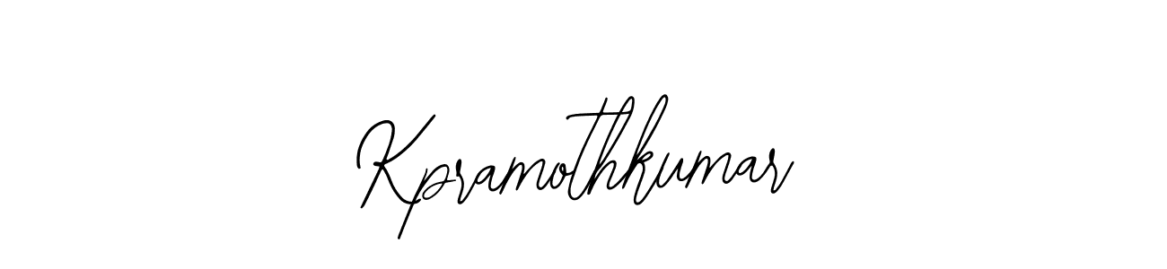 Use a signature maker to create a handwritten signature online. With this signature software, you can design (Bearetta-2O07w) your own signature for name Kpramothkumar. Kpramothkumar signature style 12 images and pictures png