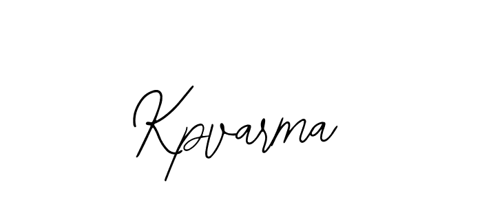 How to make Kpvarma signature? Bearetta-2O07w is a professional autograph style. Create handwritten signature for Kpvarma name. Kpvarma signature style 12 images and pictures png