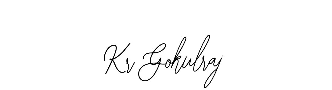 Also You can easily find your signature by using the search form. We will create Kr Gokulraj name handwritten signature images for you free of cost using Bearetta-2O07w sign style. Kr Gokulraj signature style 12 images and pictures png