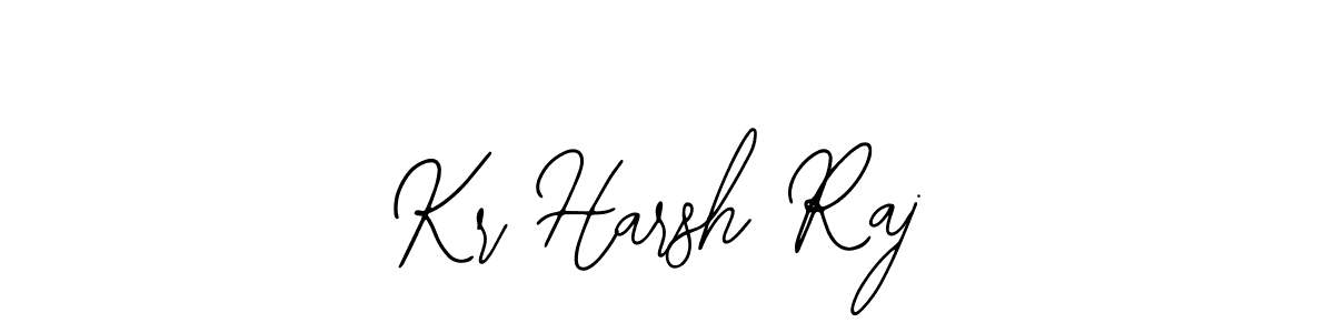 How to make Kr Harsh Raj signature? Bearetta-2O07w is a professional autograph style. Create handwritten signature for Kr Harsh Raj name. Kr Harsh Raj signature style 12 images and pictures png
