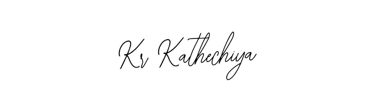 How to make Kr Kathechiya signature? Bearetta-2O07w is a professional autograph style. Create handwritten signature for Kr Kathechiya name. Kr Kathechiya signature style 12 images and pictures png