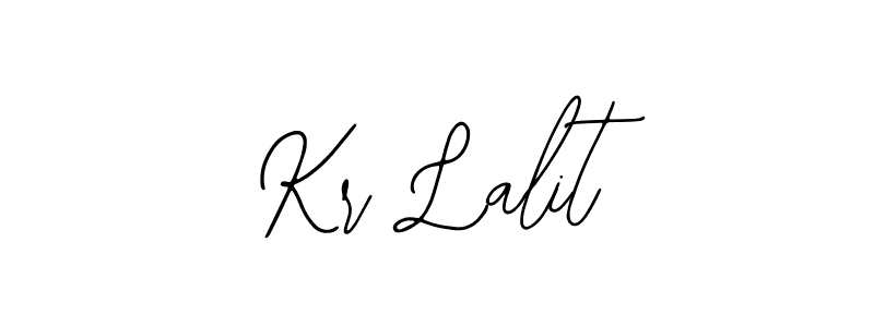 Kr Lalit stylish signature style. Best Handwritten Sign (Bearetta-2O07w) for my name. Handwritten Signature Collection Ideas for my name Kr Lalit. Kr Lalit signature style 12 images and pictures png