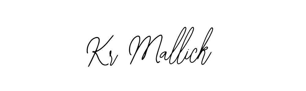 Similarly Bearetta-2O07w is the best handwritten signature design. Signature creator online .You can use it as an online autograph creator for name Kr Mallick. Kr Mallick signature style 12 images and pictures png