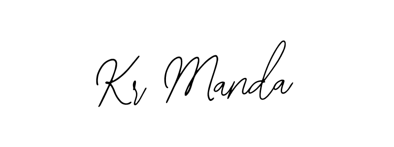 Also we have Kr Manda name is the best signature style. Create professional handwritten signature collection using Bearetta-2O07w autograph style. Kr Manda signature style 12 images and pictures png