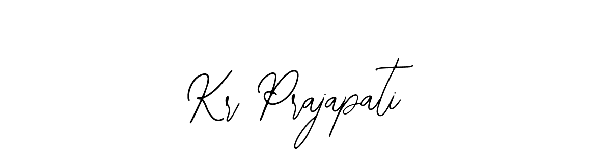 How to Draw Kr Prajapati signature style? Bearetta-2O07w is a latest design signature styles for name Kr Prajapati. Kr Prajapati signature style 12 images and pictures png