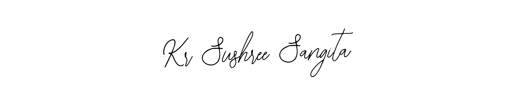 Create a beautiful signature design for name Kr Sushree Sangita. With this signature (Bearetta-2O07w) fonts, you can make a handwritten signature for free. Kr Sushree Sangita signature style 12 images and pictures png