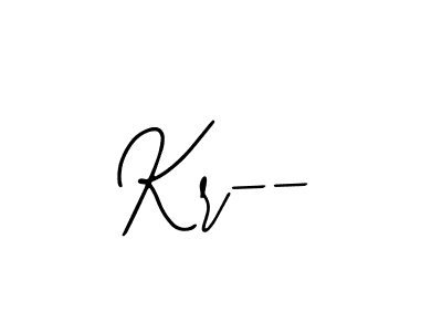 Design your own signature with our free online signature maker. With this signature software, you can create a handwritten (Bearetta-2O07w) signature for name Kr--. Kr-- signature style 12 images and pictures png