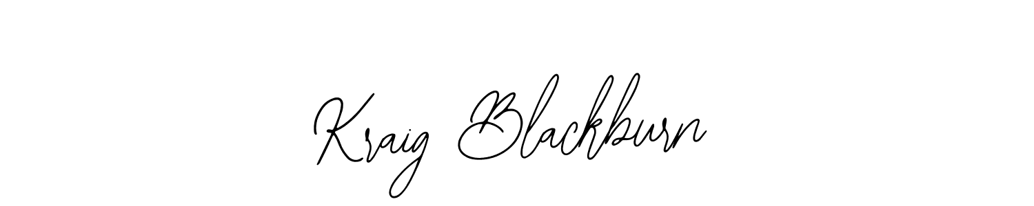 Make a beautiful signature design for name Kraig Blackburn. With this signature (Bearetta-2O07w) style, you can create a handwritten signature for free. Kraig Blackburn signature style 12 images and pictures png