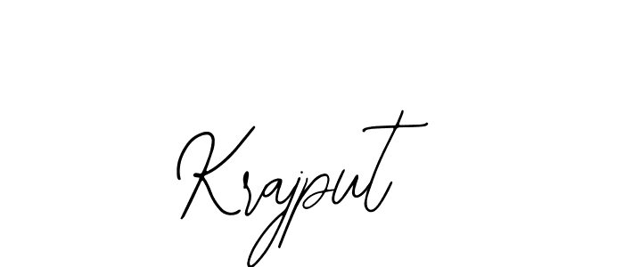 Krajput stylish signature style. Best Handwritten Sign (Bearetta-2O07w) for my name. Handwritten Signature Collection Ideas for my name Krajput. Krajput signature style 12 images and pictures png