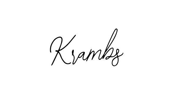 It looks lik you need a new signature style for name Krambs. Design unique handwritten (Bearetta-2O07w) signature with our free signature maker in just a few clicks. Krambs signature style 12 images and pictures png