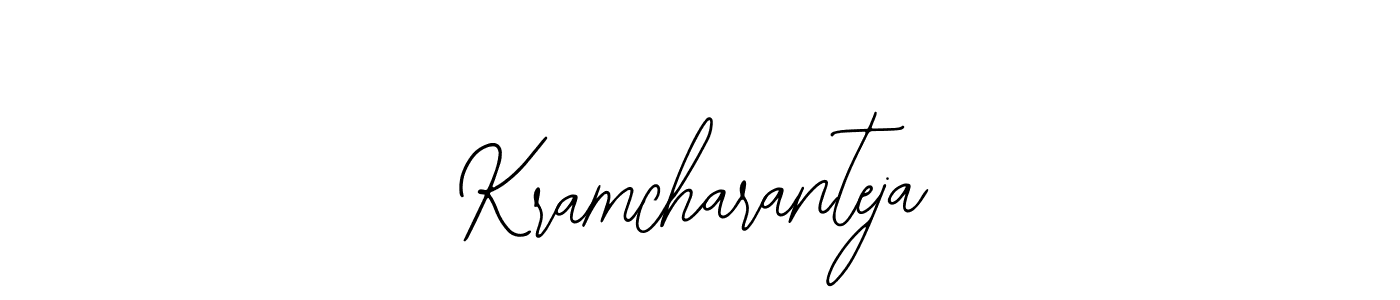 Also You can easily find your signature by using the search form. We will create Kramcharanteja name handwritten signature images for you free of cost using Bearetta-2O07w sign style. Kramcharanteja signature style 12 images and pictures png