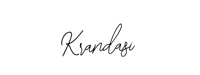 Create a beautiful signature design for name Krandasi. With this signature (Bearetta-2O07w) fonts, you can make a handwritten signature for free. Krandasi signature style 12 images and pictures png