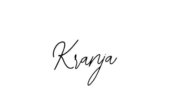 Design your own signature with our free online signature maker. With this signature software, you can create a handwritten (Bearetta-2O07w) signature for name Kranja. Kranja signature style 12 images and pictures png