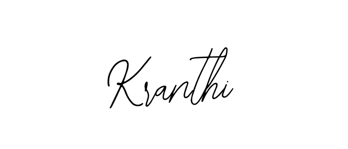 if you are searching for the best signature style for your name Kranthi. so please give up your signature search. here we have designed multiple signature styles  using Bearetta-2O07w. Kranthi signature style 12 images and pictures png