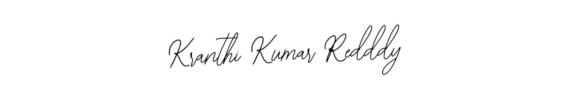Use a signature maker to create a handwritten signature online. With this signature software, you can design (Bearetta-2O07w) your own signature for name Kranthi Kumar Redddy. Kranthi Kumar Redddy signature style 12 images and pictures png