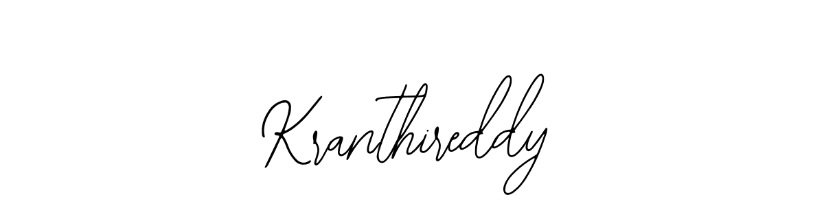 Make a beautiful signature design for name Kranthireddy. With this signature (Bearetta-2O07w) style, you can create a handwritten signature for free. Kranthireddy signature style 12 images and pictures png