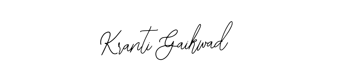 This is the best signature style for the Kranti Gaikwad name. Also you like these signature font (Bearetta-2O07w). Mix name signature. Kranti Gaikwad signature style 12 images and pictures png