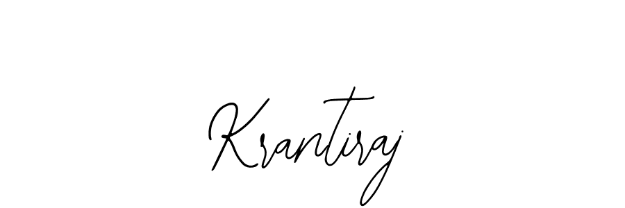 Design your own signature with our free online signature maker. With this signature software, you can create a handwritten (Bearetta-2O07w) signature for name Krantiraj. Krantiraj signature style 12 images and pictures png