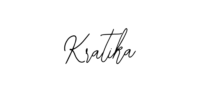 You should practise on your own different ways (Bearetta-2O07w) to write your name (Kratika) in signature. don't let someone else do it for you. Kratika signature style 12 images and pictures png