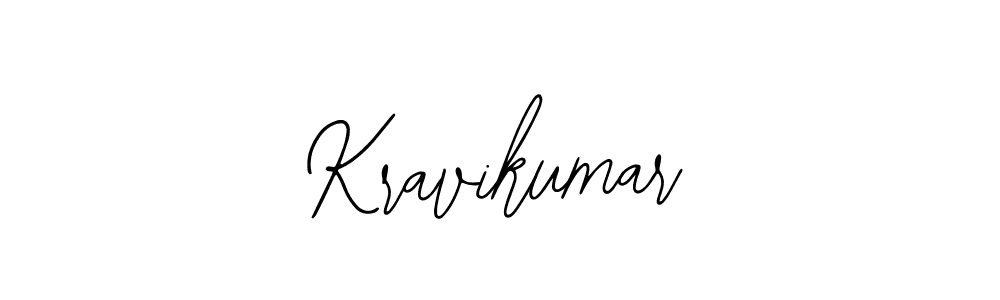 Design your own signature with our free online signature maker. With this signature software, you can create a handwritten (Bearetta-2O07w) signature for name Kravikumar. Kravikumar signature style 12 images and pictures png