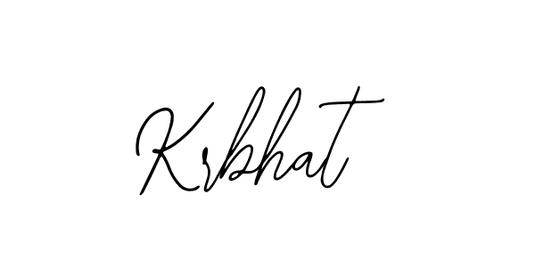 The best way (Bearetta-2O07w) to make a short signature is to pick only two or three words in your name. The name Krbhat include a total of six letters. For converting this name. Krbhat signature style 12 images and pictures png