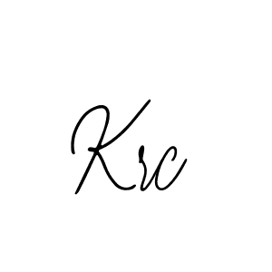 How to make Krc name signature. Use Bearetta-2O07w style for creating short signs online. This is the latest handwritten sign. Krc signature style 12 images and pictures png