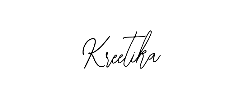 Use a signature maker to create a handwritten signature online. With this signature software, you can design (Bearetta-2O07w) your own signature for name Kreetika. Kreetika signature style 12 images and pictures png