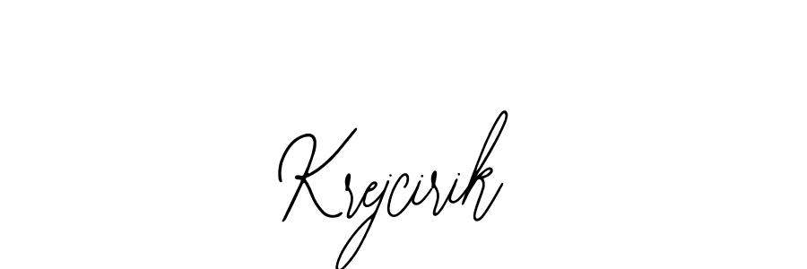 Make a beautiful signature design for name Krejcirik. With this signature (Bearetta-2O07w) style, you can create a handwritten signature for free. Krejcirik signature style 12 images and pictures png