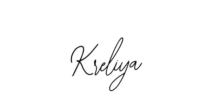 Make a short Kreliya signature style. Manage your documents anywhere anytime using Bearetta-2O07w. Create and add eSignatures, submit forms, share and send files easily. Kreliya signature style 12 images and pictures png