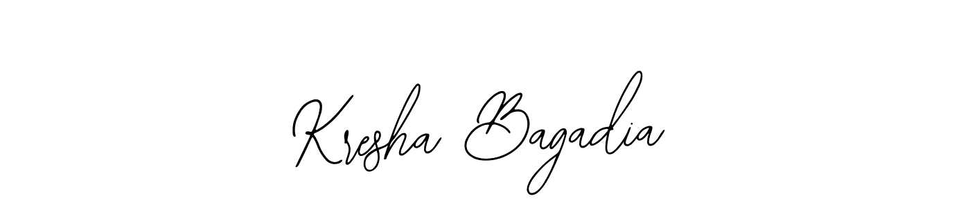 It looks lik you need a new signature style for name Kresha Bagadia. Design unique handwritten (Bearetta-2O07w) signature with our free signature maker in just a few clicks. Kresha Bagadia signature style 12 images and pictures png