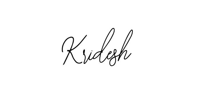 You should practise on your own different ways (Bearetta-2O07w) to write your name (Kridesh) in signature. don't let someone else do it for you. Kridesh signature style 12 images and pictures png