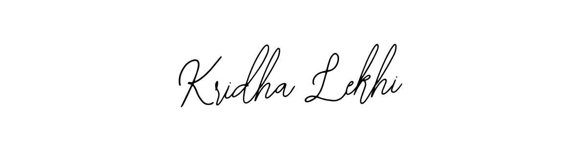 Design your own signature with our free online signature maker. With this signature software, you can create a handwritten (Bearetta-2O07w) signature for name Kridha Lekhi. Kridha Lekhi signature style 12 images and pictures png