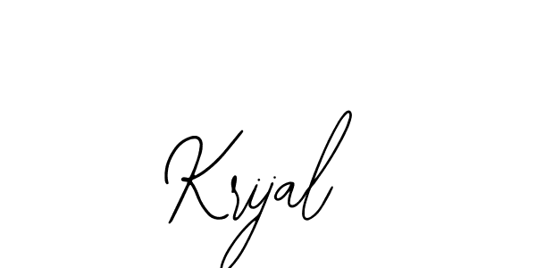 How to Draw Krijal signature style? Bearetta-2O07w is a latest design signature styles for name Krijal. Krijal signature style 12 images and pictures png