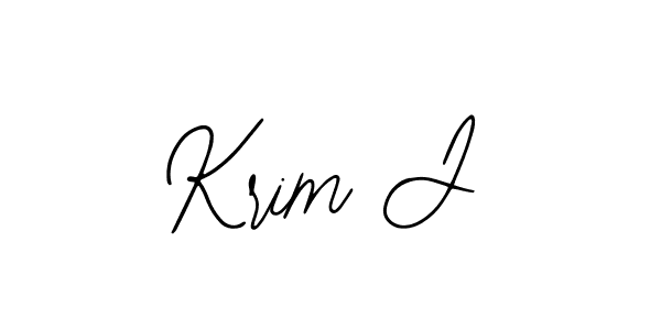 Also we have Krim J name is the best signature style. Create professional handwritten signature collection using Bearetta-2O07w autograph style. Krim J signature style 12 images and pictures png