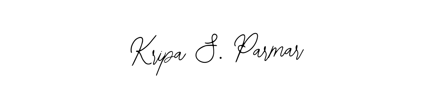 It looks lik you need a new signature style for name Kripa S. Parmar. Design unique handwritten (Bearetta-2O07w) signature with our free signature maker in just a few clicks. Kripa S. Parmar signature style 12 images and pictures png